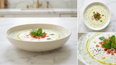 Γιαουρτόσουπα με αγγούρι χωρίς μαγείρεμα: δροσερή, βελούδινη και έτοιμη σε λίγα λεπτά
