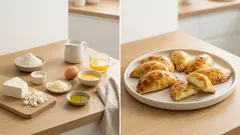 Πολύ τυρένια τυροπιτάκια κουρού με φέτα – τραγανά έξω, μαλακά μέσα